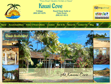 Tablet Screenshot of kauaicove.com